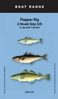 Greys Boat Flapper Rig 2 Hook 3/0 (1 Up & 1 Down)
